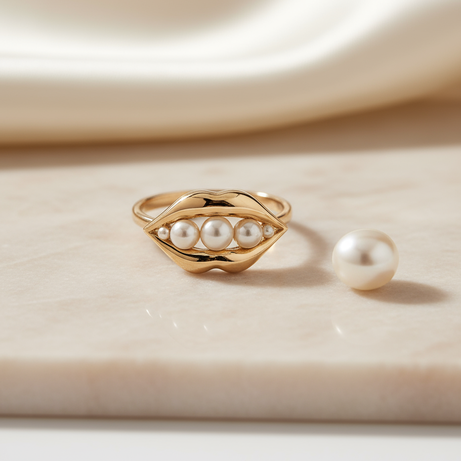 IVORAE Pearl Sculpt Ring